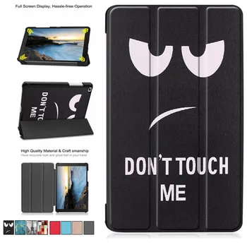 

Ultra-thin PU Leather Cover For Samsung Galaxy Tab A 8.0 SM-T295 T297 Tri-Fold Stand Tablet Case For Samsung Tab A 8.0'' T290