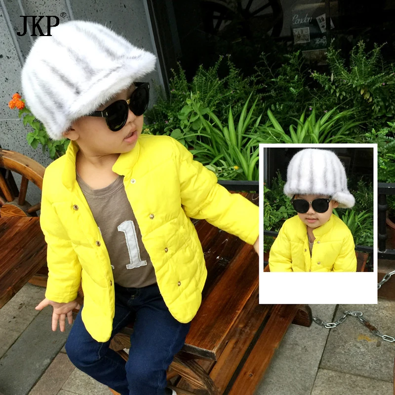 Детские зимние шапки из натурального меха норки детская шапка для мальчиков и