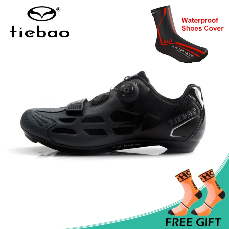 

Tiebao Professional Road Bike Shoes Breathable Ultralight Cycling Shoes Self-locking Bicycle Shoes Sneakers Zapato