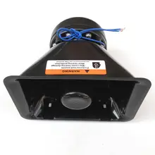 200W Electronic Horn Car Alarm Siren Loudspeaker Horn Plastic Automotive Siren Car Styling Police Horn Megaphone Buzzer