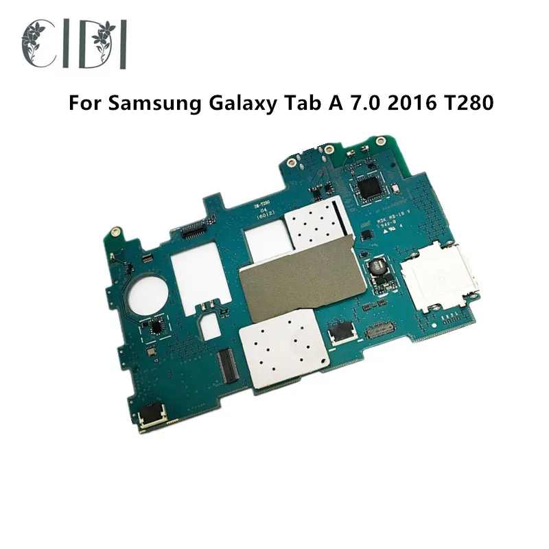Оригинальный разблокированный CIDI для Samsung Galaxy Tab A 7 0 2016 T280 материнская плата|Платы