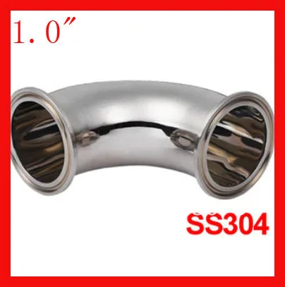 

New arrival 1.0" SS304 90 degree pipe bend, tri-clamp connection elbow Pipe Fitting 10pcs/lot