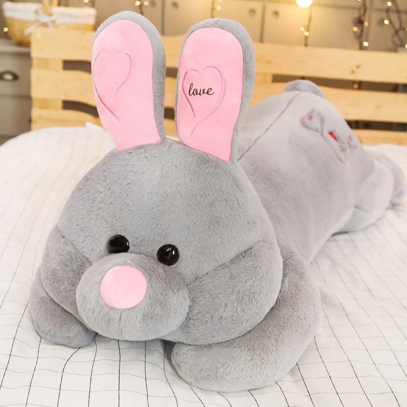 50-90 см Большой Мягкий Кролик плюшевая мягкая игрушка подарок на день детей мягкая подушка аниме Peluche для детей ребенок девочка подарки