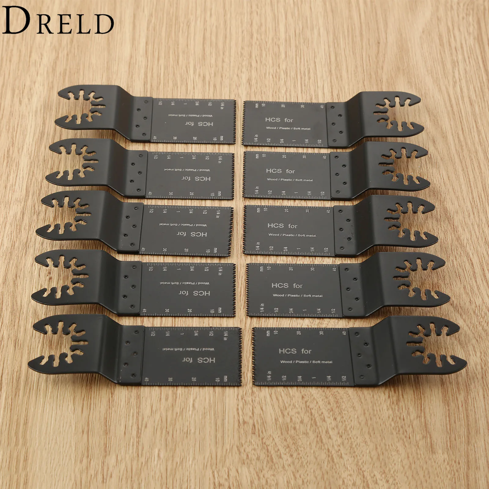 Осциллирующий Мультитул DRELD 10 шт. 40*32 мм HCS E-cut стандартное лезвие пилы инструмент
