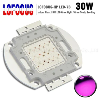 

30W Deep Red 660NM Royal Blue 440NM Red 630NM Blue 470NM UV 385NM IR 730NM Yellow 595NM Grow LED COB For Indoor Plant Growing