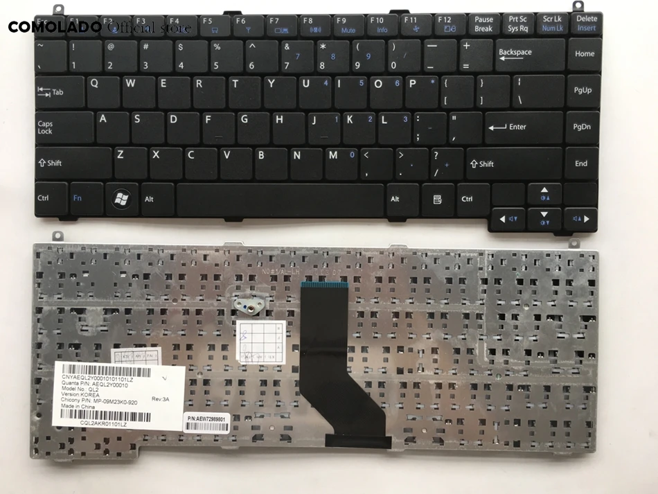 US English Keyboard for LG R410 P810 R480 R490 R460 RD410 black laptop keyboard  US Layout