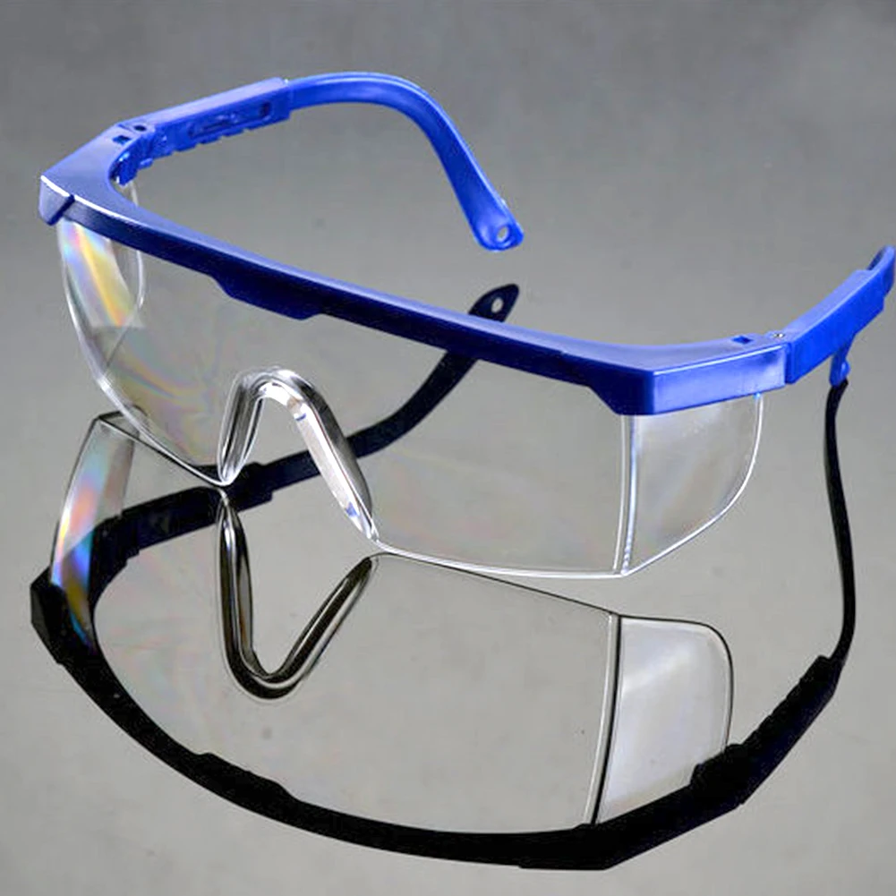 

Safety Shock Resistant Glasses Protective Goggles Blue Border Anti Wind Anti sand Glasses outdoor eyewear For Camping