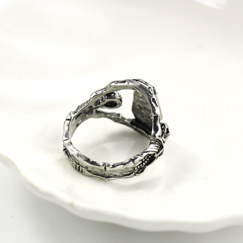 High Quality Steampunk Biker mens boys vampire gothic skeleton coffin Rings Men and Women Jewelry Halloween gifts