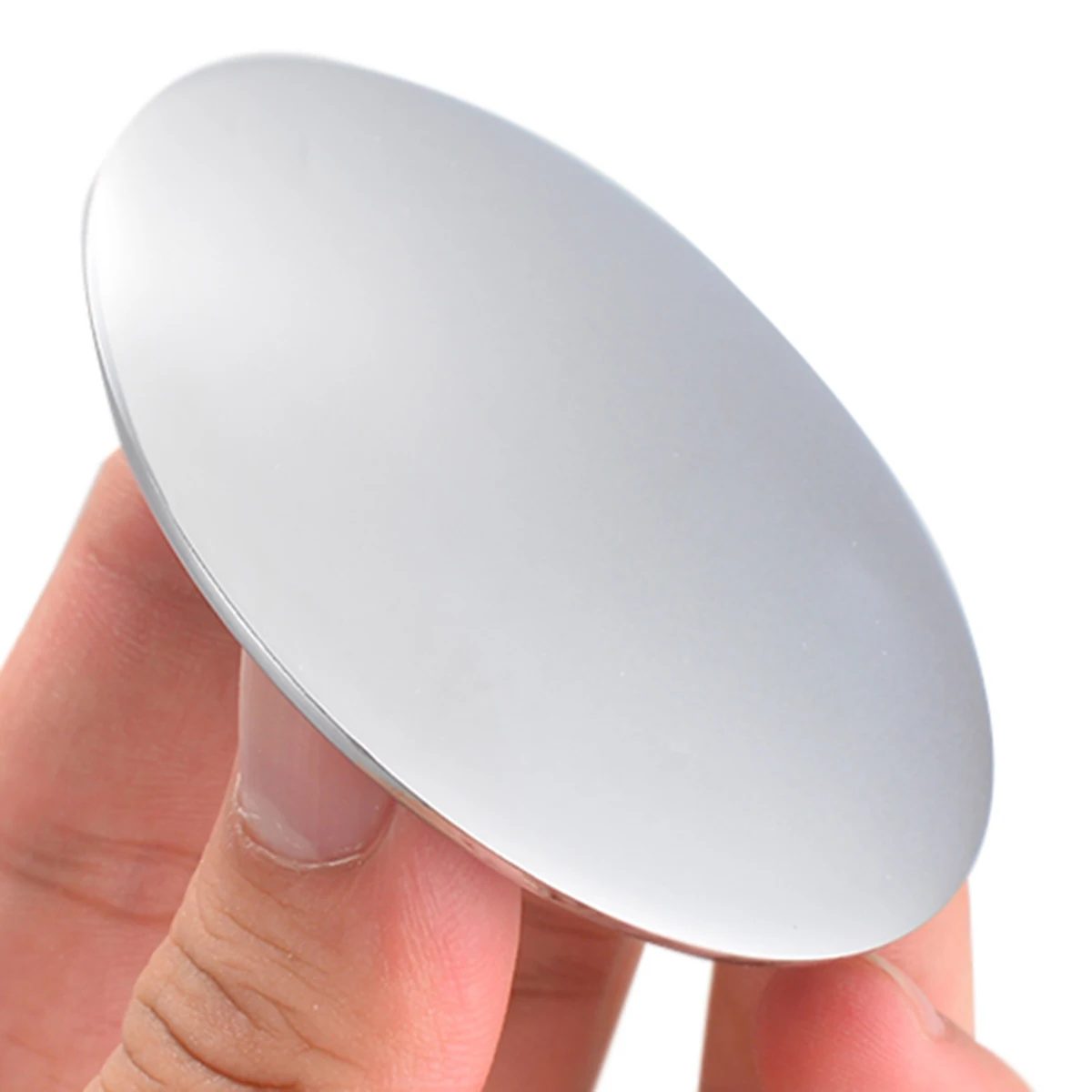 66mm Zinc Alloy Basin Sink Drain Filter Push Button Bathroom Bounce Button For Kitchen Strainer Bathtub Floor Drain Hair Stopper