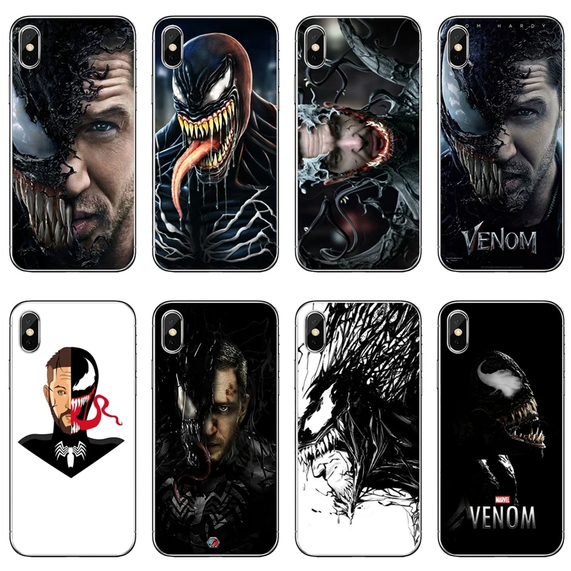 

slim TPU Soft Accessories phone cover case For Samsung Galaxy J3 J5 J7 A3 A5 A7 2015 2016 2017 2018 tom hardy Venom movie marvel