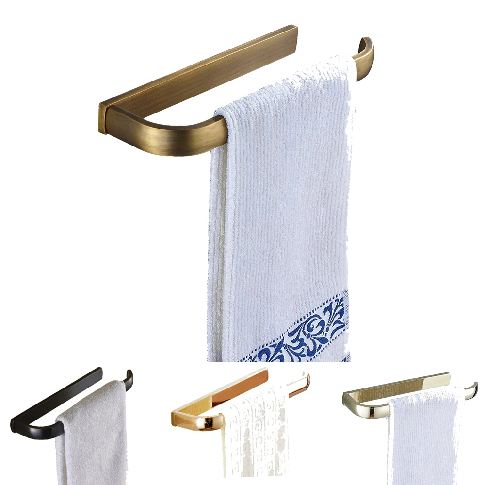 

Leyden Modern Golden ORB Silver Antique Brass Wall Mounted Bathroom Towel Ring Towel Holder Hanger Bathroom Accessories