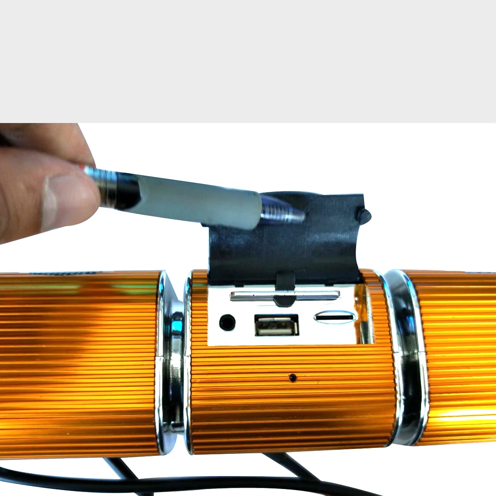Голосовые водонепроницаемые мотоциклетные аудио радио звуковая система стерео колонки BT MP3 FM полосатый Алюминиевый сплав мощность музыкальный плеер