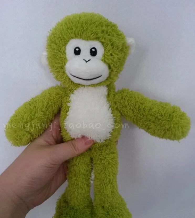 green monkey stuffed animal