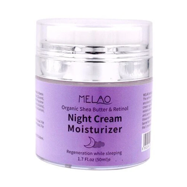 

MELAO Organic Retinol Moisturizer Nourishing Night Cream Hyaluronic Anti-wrinkle Skin Care 50g Anti-aging Gentle Night Cream