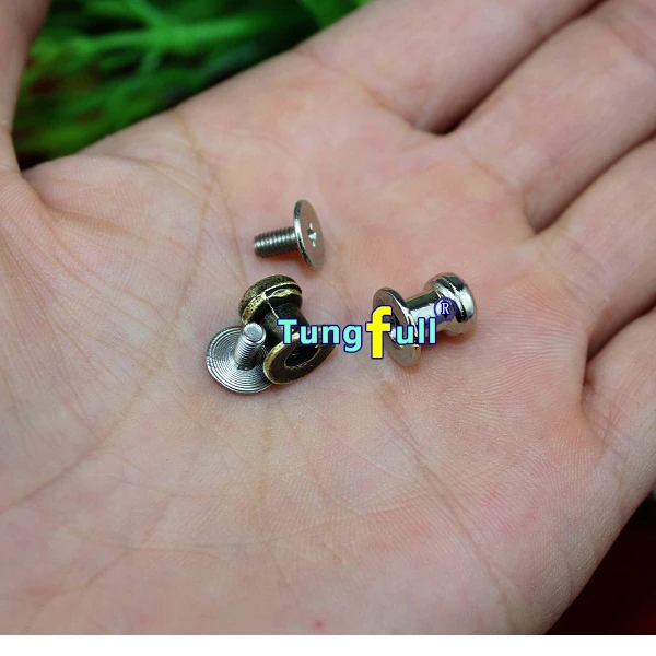 

7mm*10mm Antique Nipple Nail Jewelry Box Small Handle Zinc Alloy Single Hole Decorative Mini Wooden Chest Box Knobs