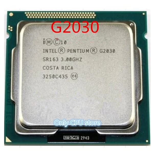 Процессор Intel Pentium G2030 3M cache 3,0 GHz L3 = 3M LGA 1155 TDP 55W настольный процессор(Рабочая), G2020