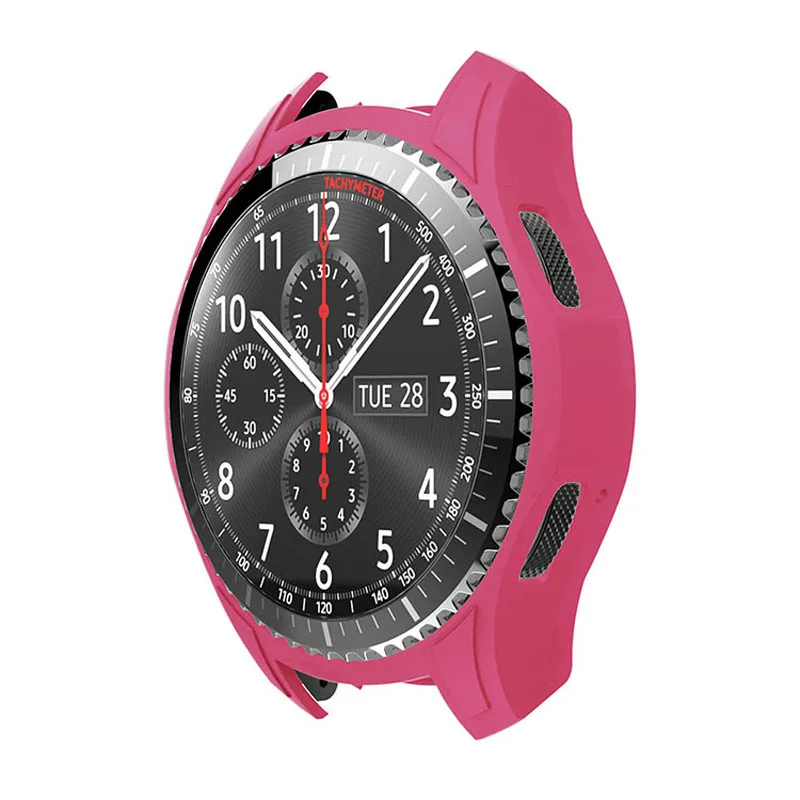 Силиконовый чехол для часов Samsung Gear S3 Frontier Galaxy Watch 46 мм цветной защитный смарт S 3