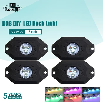 

CO LIGHT RGB Led Work Light 9W DRL Controller Multi-Color 12V 24V Flash Light for Lada Niva ATV SUV Tractor Boat Trucks UAZ