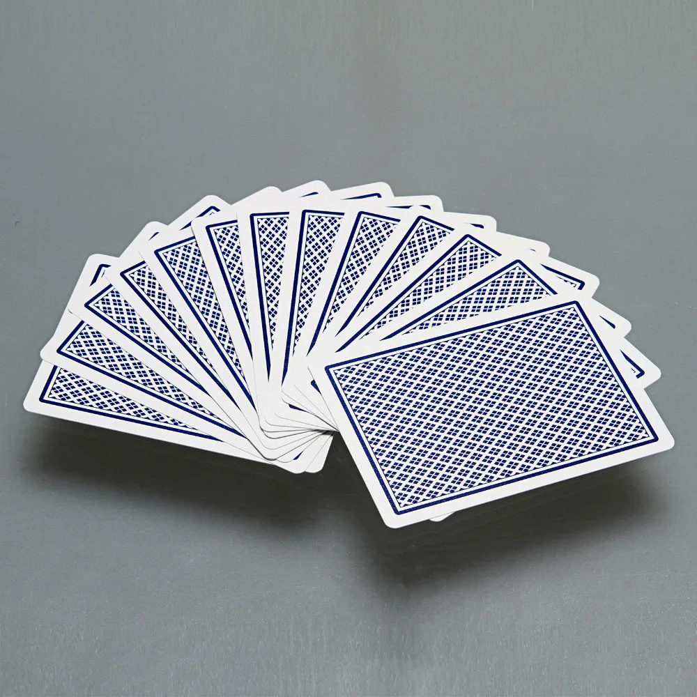 1 шт./лот Техасский Холдем пластиковые игральные карты игры в покер карты водонепроницаемые и тусклые полированные синие ПВХ настольные игры