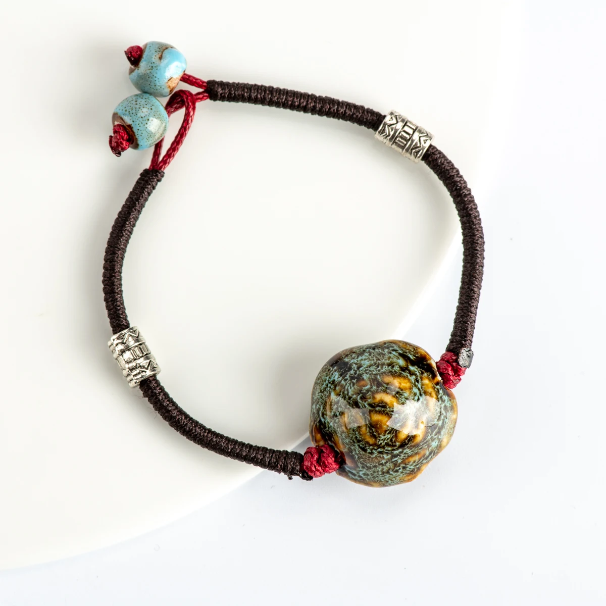 DIY Boho керамические браслеты ручной работы браслет Boho керамические украшения для женщин Прямая поставка# HY464
