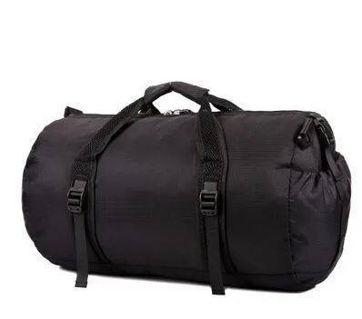 Водонепроницаемая сумка, брендовые многофункциональные спортивные сумки, Брендовые мужские дорожные сумки, складная сумка для спортзала, большая ВМЕСТИТЕЛЬНОСТЬ - Цвет: black small