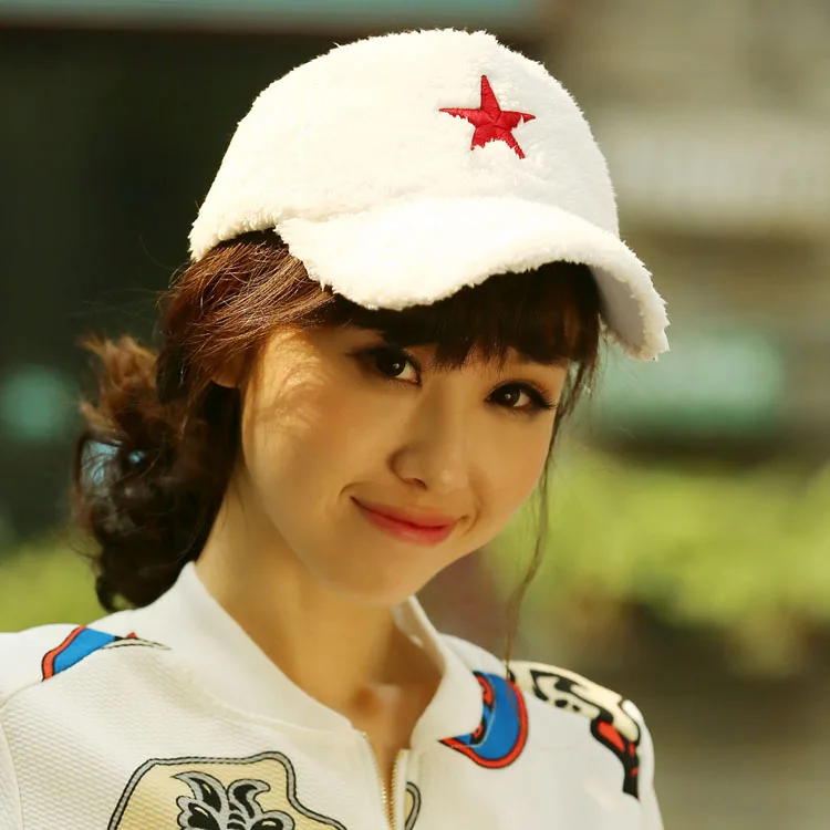 

2017 New Arrival Hot Sale Adult Unisex H&c Ms. Qiu Dong Han Edition Plush Baseball Hat Man Outdoor Leisure Warm Cap Couples