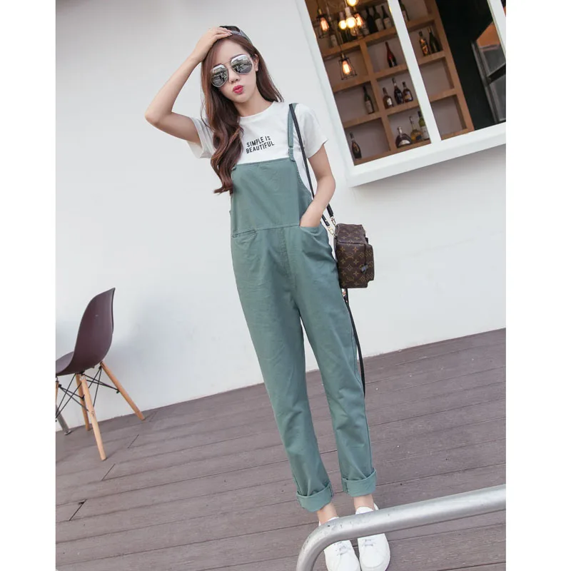 army green dungarees