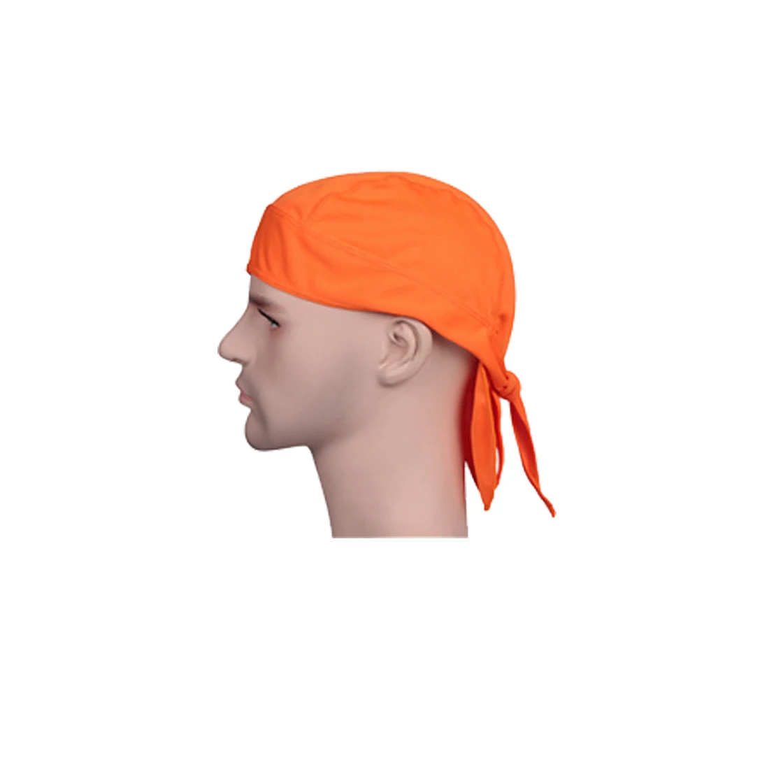 Пиратская шляпа капюшон Открытый Quick Dry Pure Велоспорт Cap платок летние мужские кроссовки для верховой езды Бандана Глава ScarfX - Цвет: Оранжевый