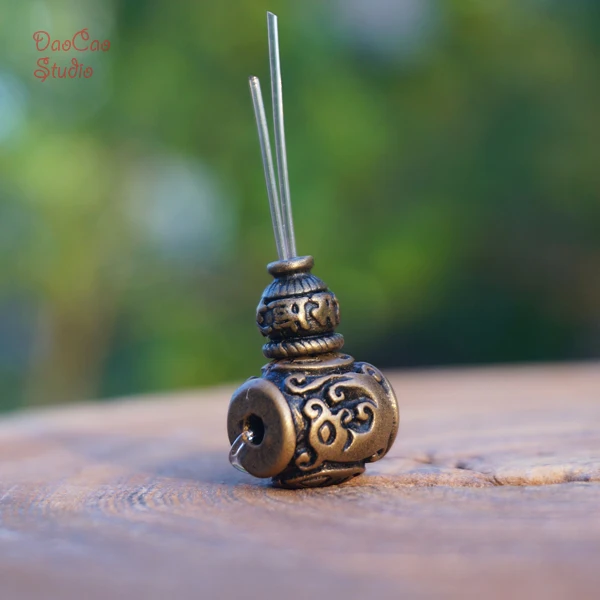 

12mm*14mm Bronze Guru Beads Carved Ancient Dragon , Brass Guru Bead Copper Mala Japa Bracelet Jewellry Findings 3 hloe