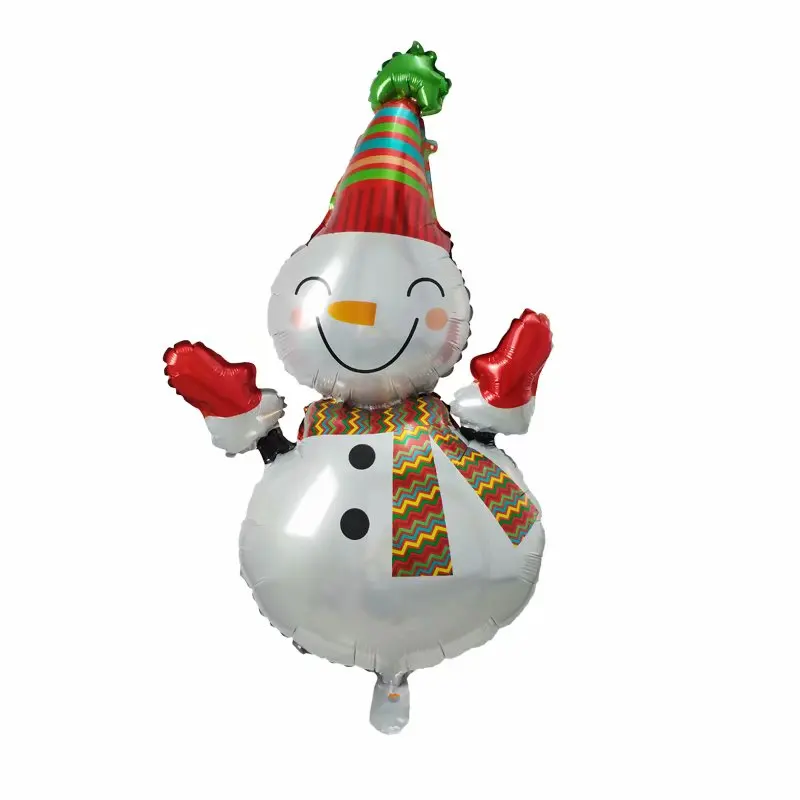 Рождественские шары Санта-Клаус, фольгированные шары, Подарочная коробка, Рождественские шары-колокольчики, рождественские украшения, Рождественский Снеговик, орнамент - Цвет: Оливковый