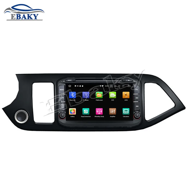 Clearance NaviTopia 8inch 4GB RAM 64GB ROM Octa Core Android 9.0 Car DVD Radio for Kia PICANTO 2014 with GPS Navigation/wifi/bluetooth 1