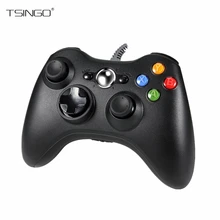 TSINGO для Xbox 360 USB проводной геймпад контроллер для официальный Microsoft PC игровой контроллер для Windows 7 8 10 Джойстики Joypad