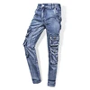 ABOORUN Men's Brand Cargo Jeans Multi Pockets Tactical Denim Pants High Quality Male Outdoor Casual Jeans x1647 ► Photo 2/6