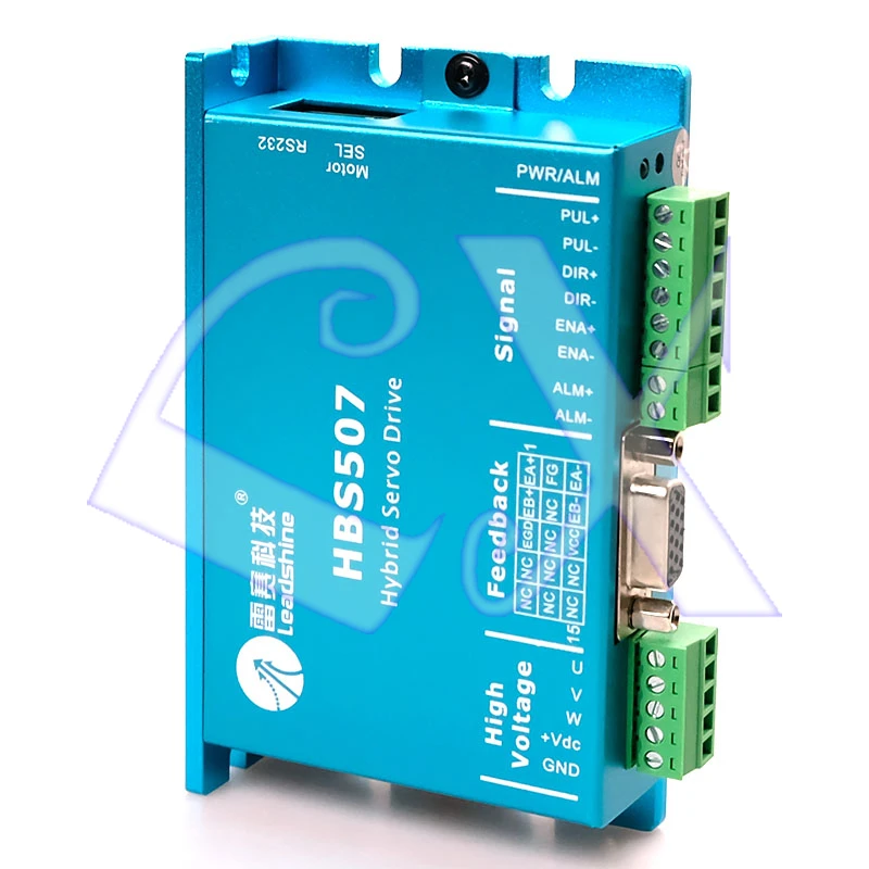 Оригинальный гибридный сервопривод Leadshine NEMA23 с 3 фазным замкнутым контуром HBS507 18