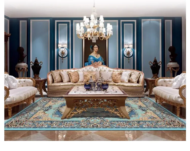 Iran импортный персидский ковер для гостиной высококлассный ковер для деревенского дома, спальни, дивана, журнального столика, американский классический акриловый коврик