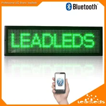 21″ X 6.3″ Green Bluetoth LED Sign Scrolling Message Board Programmable by Android Mobile phone APP LED Display Outdoor Lighting