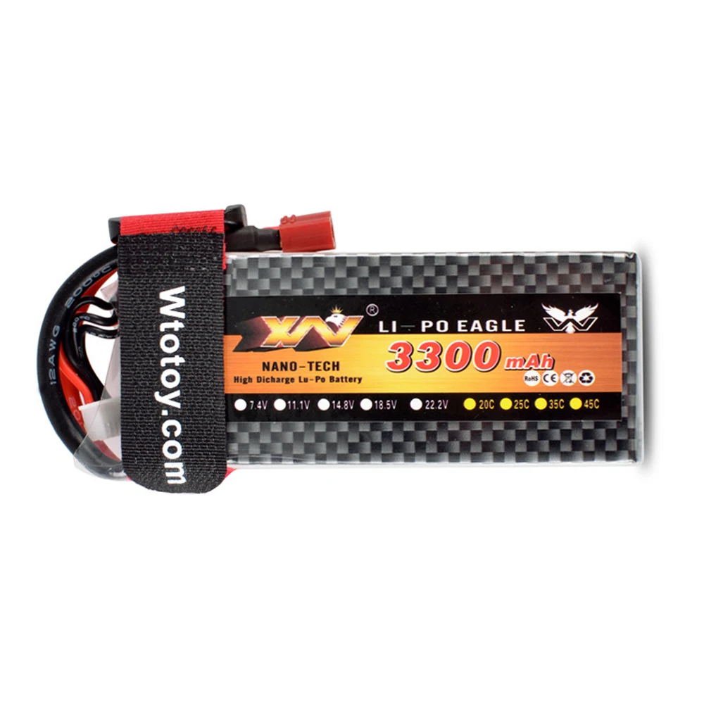 1 шт. Оригинальная батарея YW liop 11 V 14 8 22 2 3300MAH 35C/45C для Rc вертолета с фиксированным