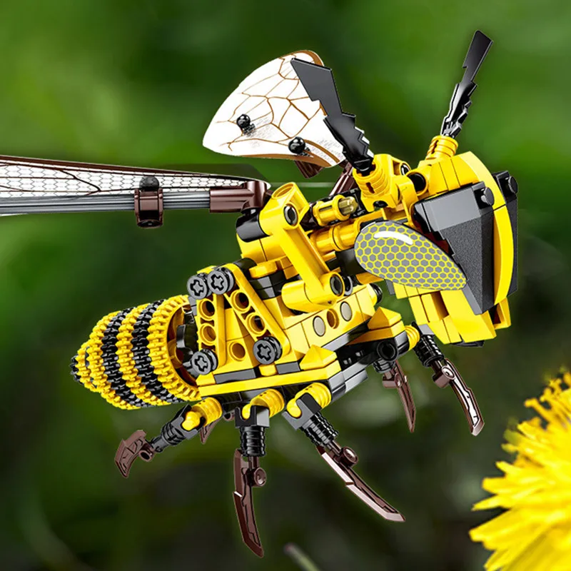 

Senbao 703200 703300 Simulation Insect Model Compatible Micro Building Blocks MOC Bricks Insect Model Kids Toys for Children