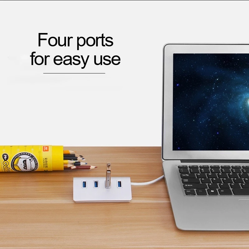 Multiprise usb 3 0 4 портовый мульти хаб адаптер адаптера Enchufe для Apple Mac пк ноутбуков