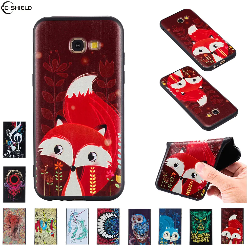 Fitted Case For Samsung Galaxy A5 2017 A 5 520 A57 Phone Cover A520 SM-A520 SM-A520F/DS SM-A520F A520F A520K silicon |