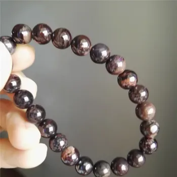 

South African 9mm Natural Sugilite Bracelets For Women Stretch Charms Crystal Round Bead Bracelet