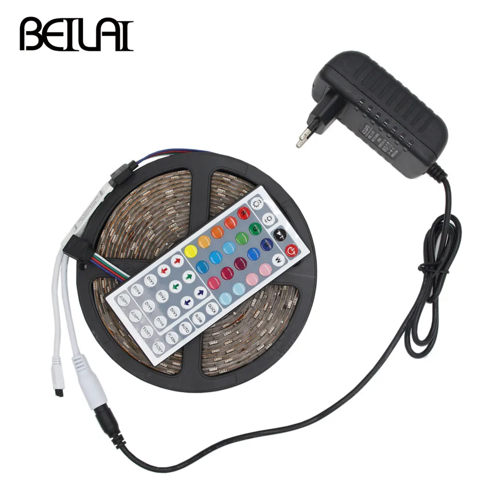 power led lights dc DC Luz 12V 5050 RGB 300LED SMD 5M Waterproof Strip LED