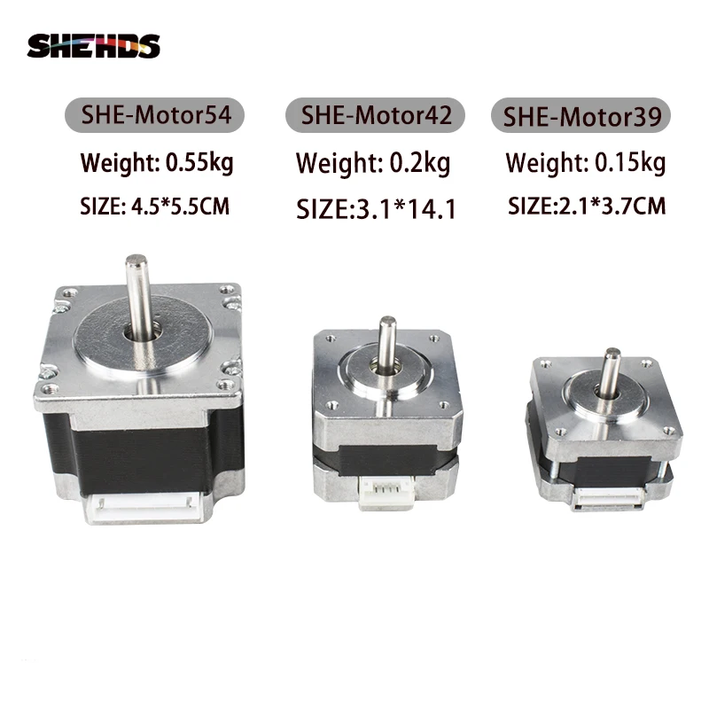 

SHEHDS Stepper Motor XY Axis Pan Tilt Sharp Accessories Motor for Professional moving head Stage Lighting Free Shipping