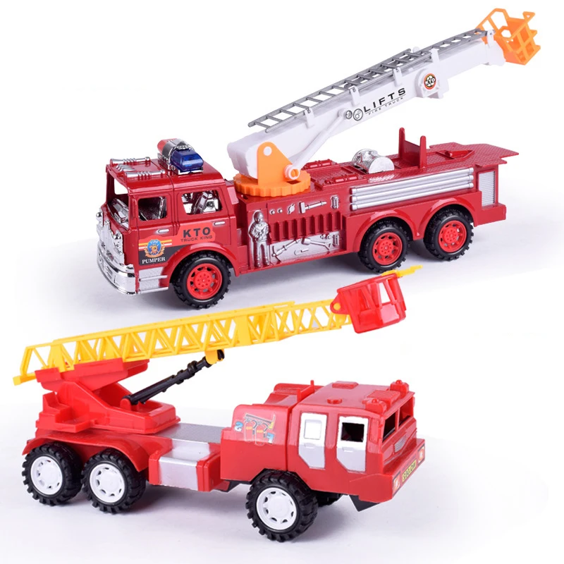 Детская инерционная игрушка автомобиль большой симулятор лестница грузовик модель пожарного грузовика автомобиль детская игрушка подарок