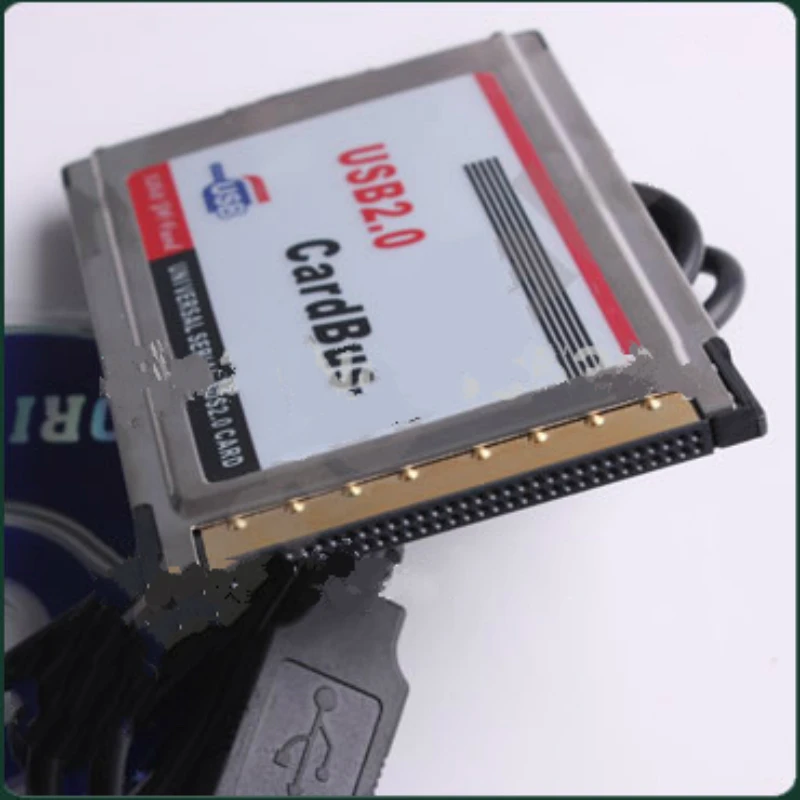 PCMCIA к USB 2,0 CardBus 2 порта 480 м внутри скрытый NECXG PCMCIA передача USB2.0 Встроенная не отображается короткая карта через чип