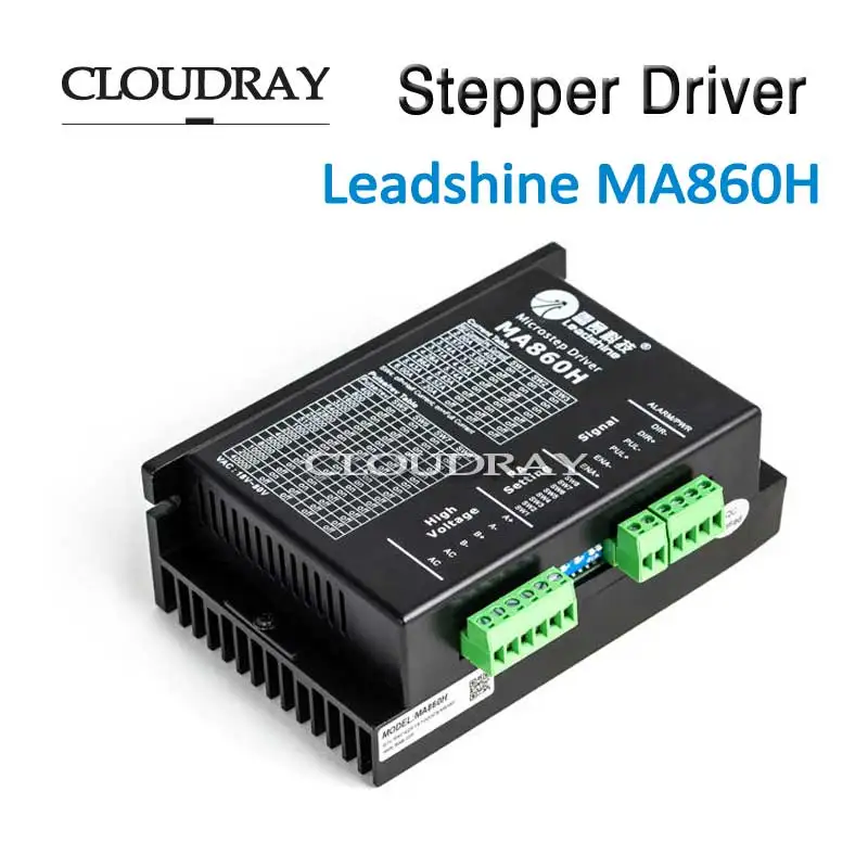 

Cloudray Stepper Motor Driver Max 80VAC or +110VDC 7.2A Leadshine DC Motor Driver Controller MA860H