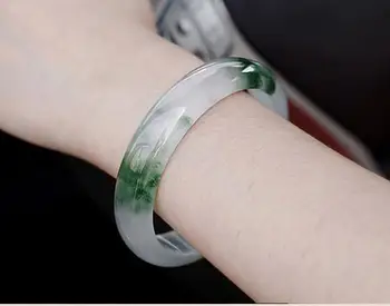 

Jade Bracelet Female Natural jade color ice kind girl green jade bracelet special bracelet Jade Bracelet Fine