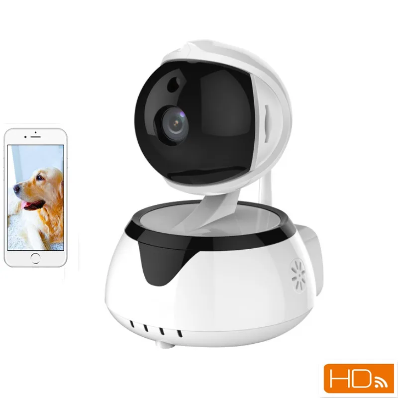 

Security Camera 720P robot HD video Wireless Home Security Surveillance 360 Night Vision Two-way Audio Motion Detection Indoor