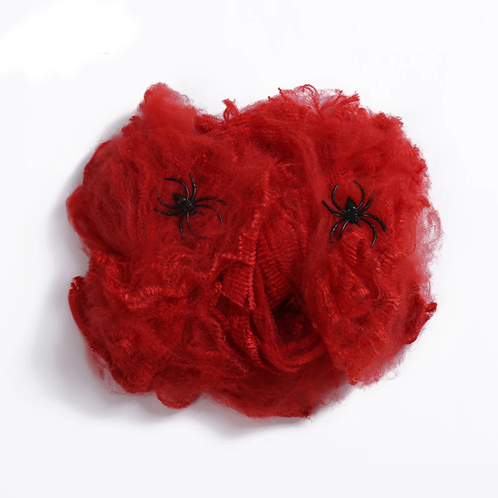 

Halloween Kids Toy Simulation Cobweb Fake Spider Scary Prop For Haunted House Spider Web Decoration Horror Festival Artificial
