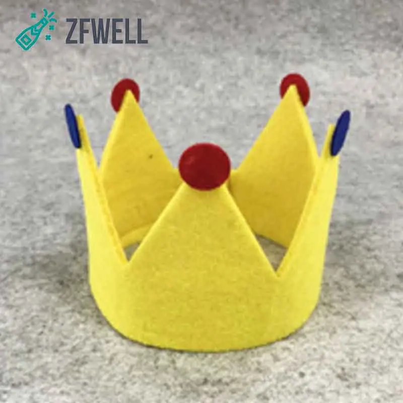 Фетровая Корона ZFWELL 1 шт. головной убор для детского сада на день рождения